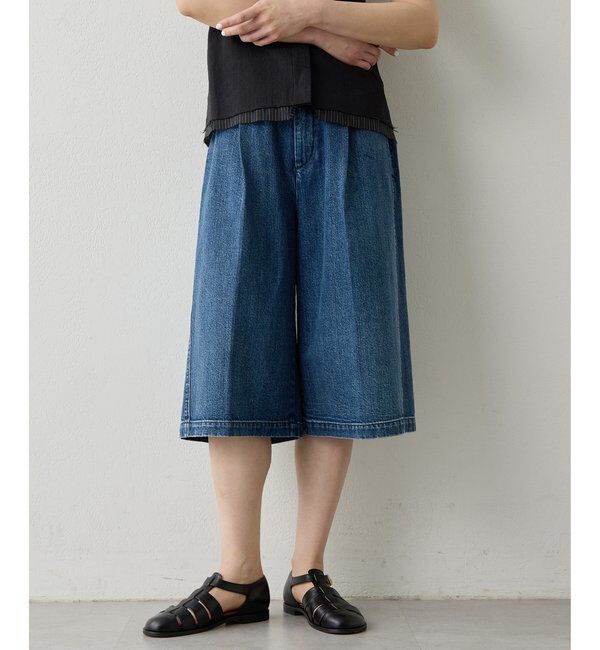 THE PAUSE「【THE PAUSE】タックハーフパンツ」|チノ|