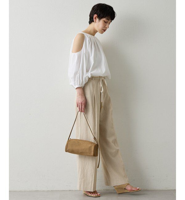 THE PAUSE「【THE PAUSE】オープンショルダーブラウス」|シャツ・ブラウス|