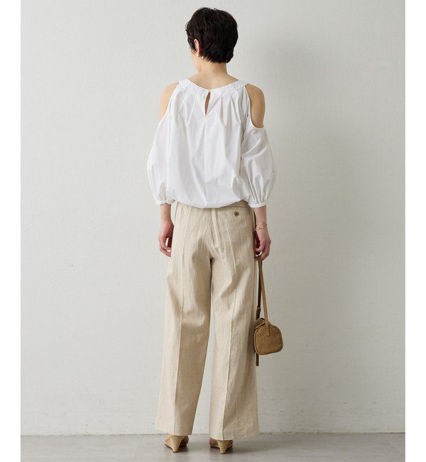 THE PAUSE「【THE PAUSE】オープンショルダーブラウス」|シャツ・ブラウス|
