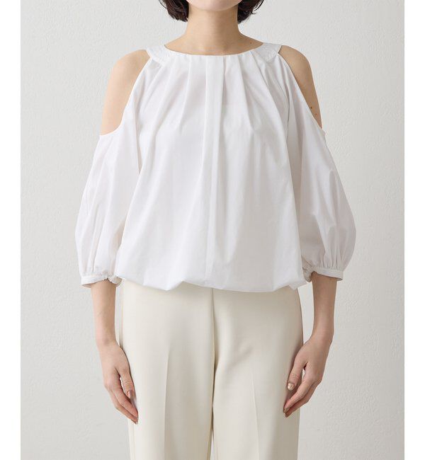 THE PAUSE「【THE PAUSE】オープンショルダーブラウス」|シャツ・ブラウス|