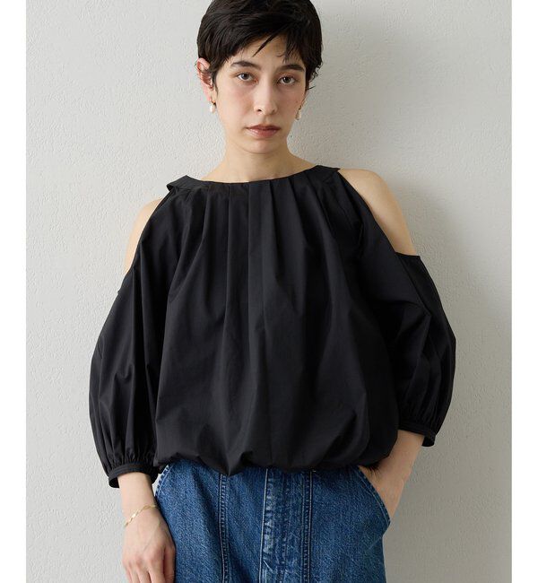 THE PAUSE「【THE PAUSE】オープンショルダーブラウス」|シャツ・ブラウス|