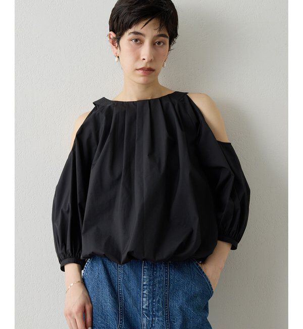 THE PAUSE「【THE PAUSE】オープンショルダーブラウス」|シャツ・ブラウス|