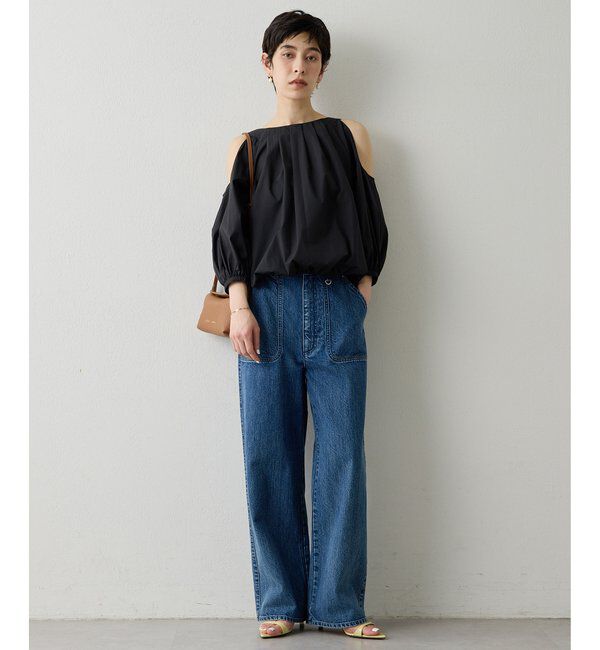 THE PAUSE「【THE PAUSE】オープンショルダーブラウス」|シャツ・ブラウス|