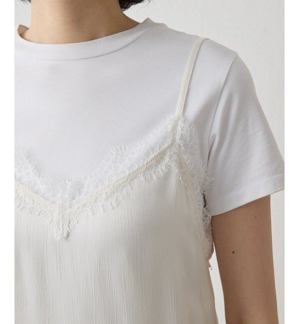 THE PAUSE「【THE PAUSE】レーストリムキャミブラウス」|シャツ・ブラウス|