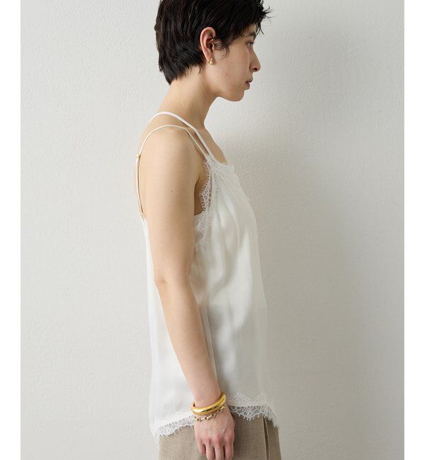 THE PAUSE「【THE PAUSE】レーストリムキャミブラウス」|シャツ・ブラウス|