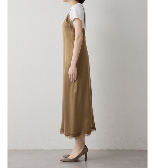 THE PAUSE「【THE PAUSE】レーストリムキャミワンピース」|ワンピース|