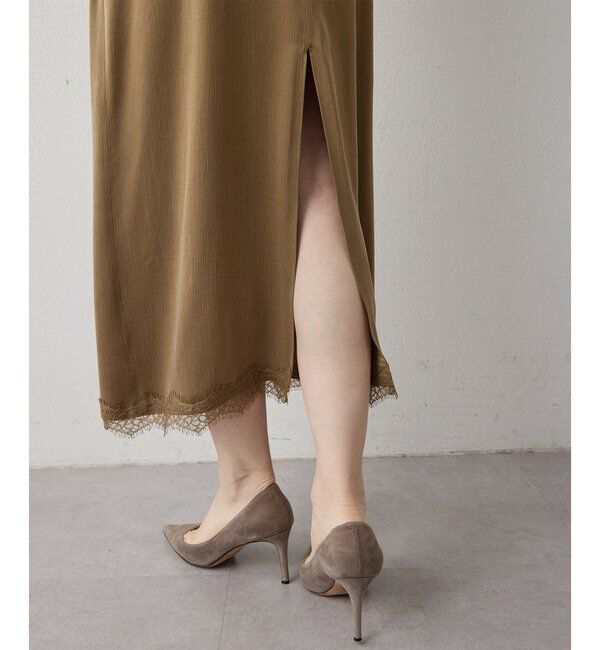 THE PAUSE「【THE PAUSE】レーストリムキャミワンピース」|ワンピース|