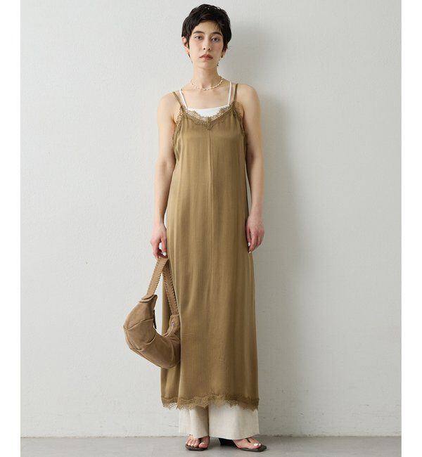 THE PAUSE「【THE PAUSE】レーストリムキャミワンピース」|ワンピース|