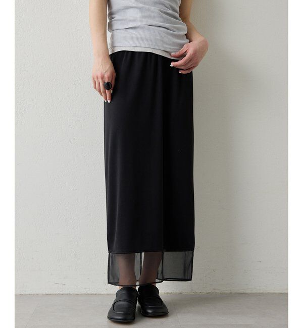 THE PAUSE「【THE PAUSE】シアーヘムタイトスカート」|スカート|