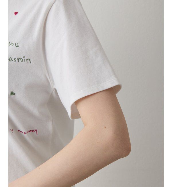 THE PAUSE「【THE PAUSE】シシュウTシャツ」|Tシャツ・カットソー|