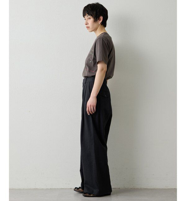 THE PAUSE「【THE PAUSE】シシュウTシャツ」|Tシャツ・カットソー|