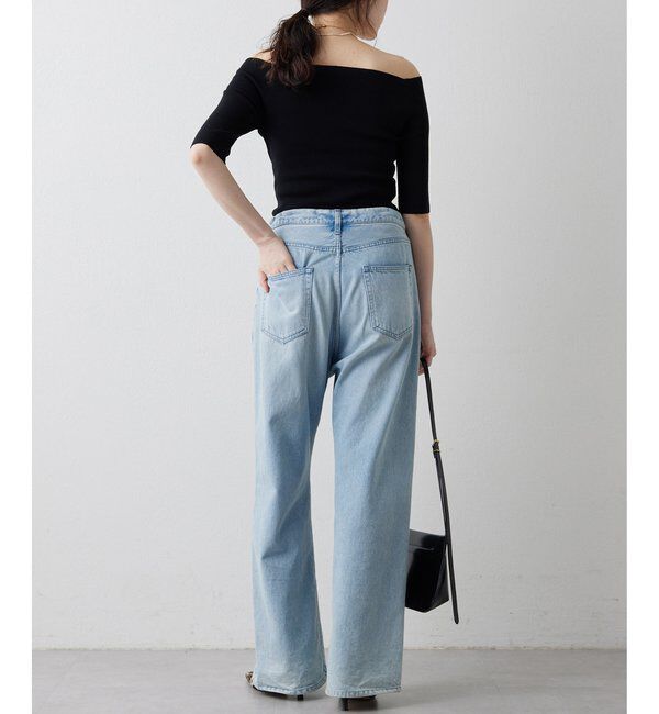 THE PAUSE「【THE PAUSE】オフショルハーフスリーブプルオーバー」|ニット・セーター|