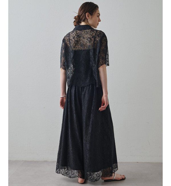 Drawing Numbers「【Drawing Numbers】リネンリバーレースワイドキュロットパンツ」|チノ|