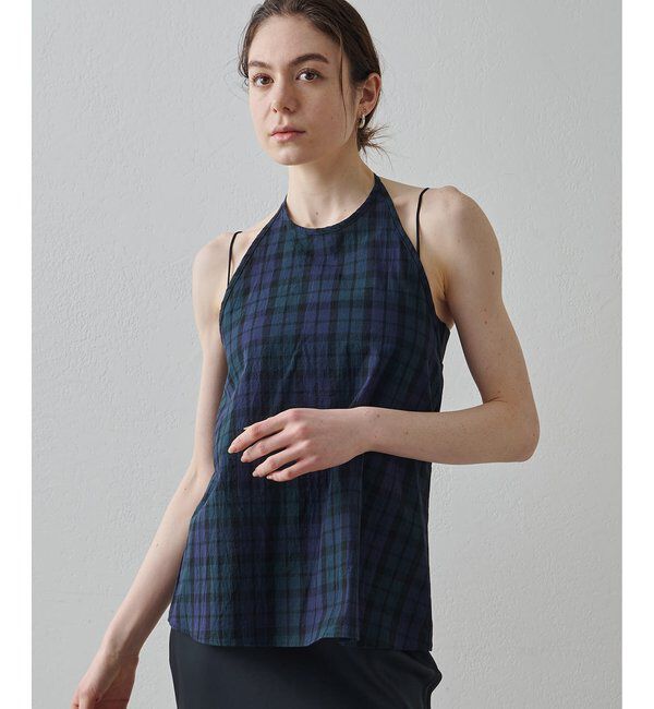 Drawing Numbers「【Drawing Numbers】オーガニックコットンホルターキャミソール」|シャツ・ブラウス|