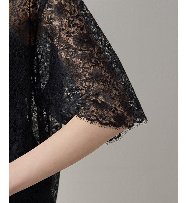 Drawing Numbers「【Drawing Numbers】リネンリバーレースブラウス」|シャツ・ブラウス|