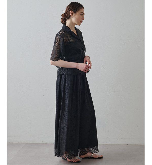 Drawing Numbers「【Drawing Numbers】リネンリバーレースブラウス」|シャツ・ブラウス|