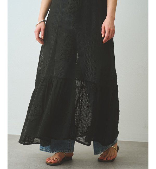  「メッシュレースワンピース」|ワンピース|