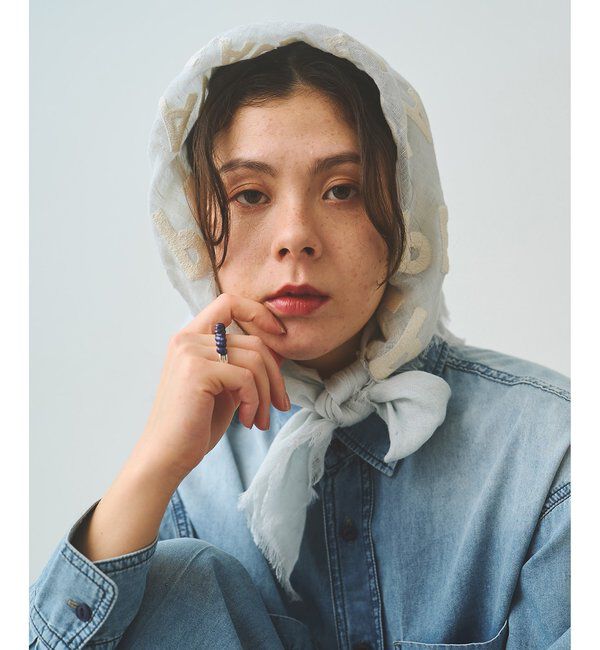  「【CITRUS】別注エンブロイダリーストール」|マフラー|