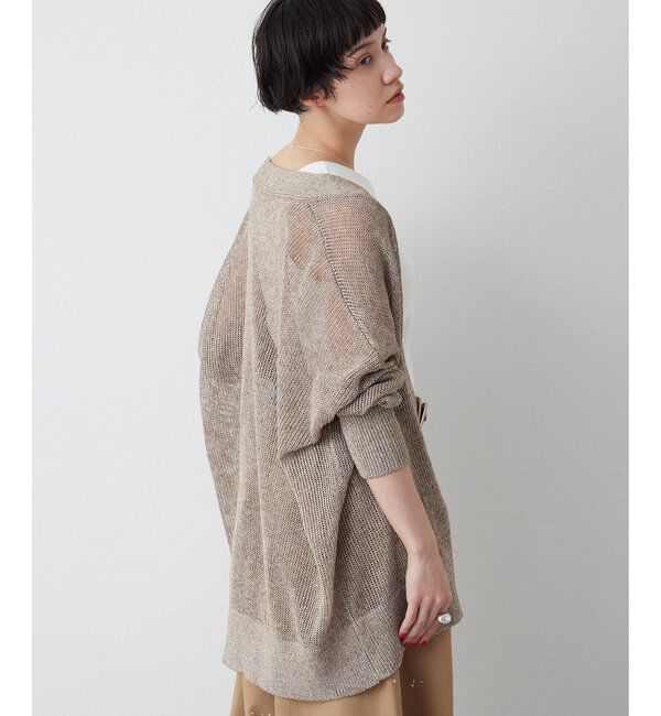  「メッシュニットカーディガン」|ニット・セーター|