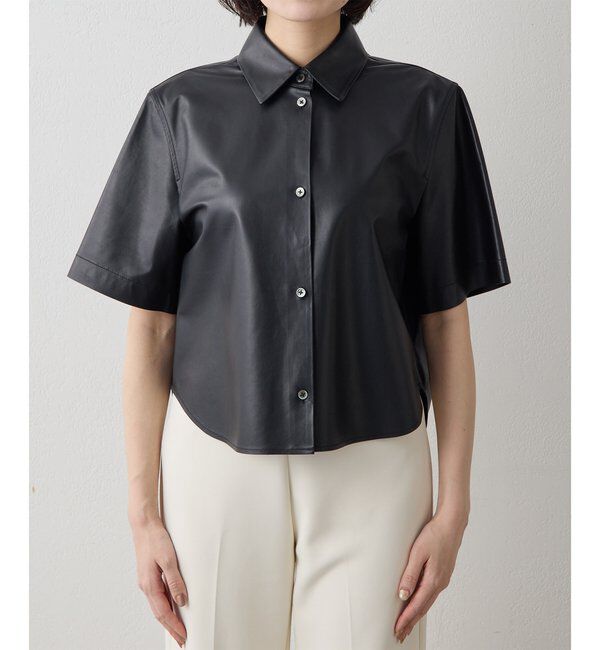  「レザーシャツ」|シャツ・ブラウス|