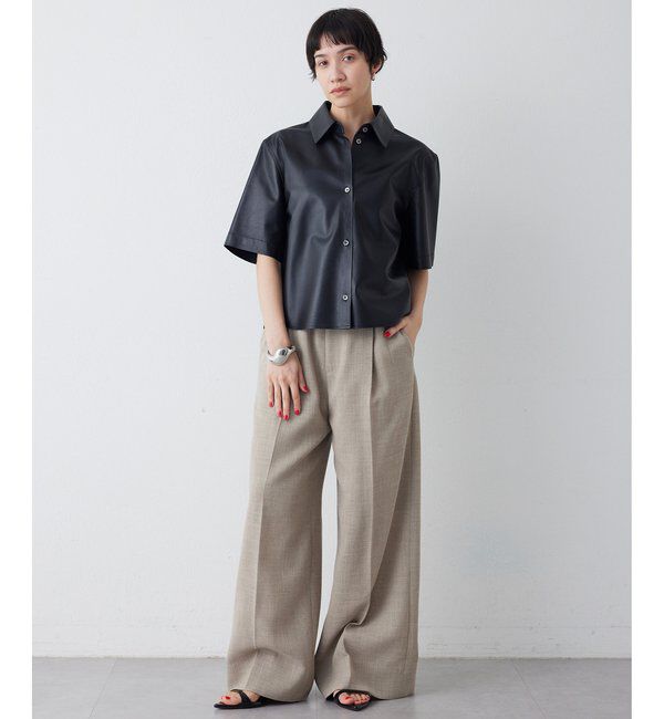  「レザーシャツ」|シャツ・ブラウス|