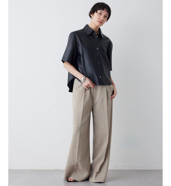  「レザーシャツ」|シャツ・ブラウス|