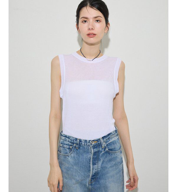  「シアータンクプルオーバー」|Tシャツ・カットソー|