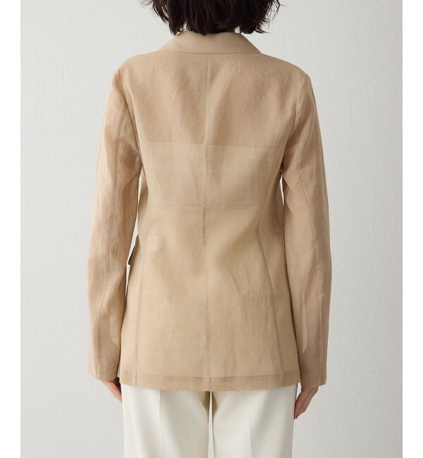 Drawing Numbers「【Drawing Numbers】コットンオーガンジーダブルジャケット」|テーラードジャケット|