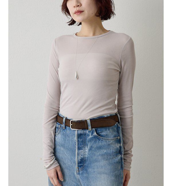  「シアーストレッチロンTEE」|Tシャツ・カットソー|
