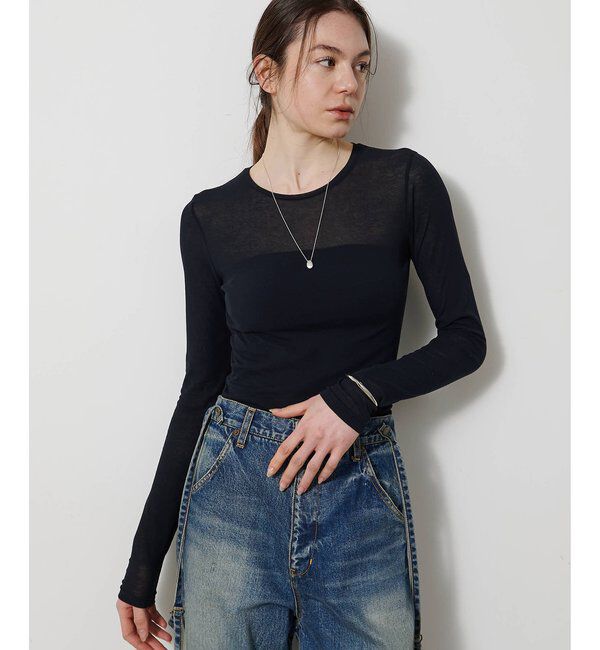  「シアーストレッチロンTEE」|Tシャツ・カットソー|