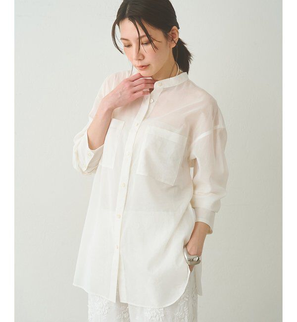  「オーガンジーシャツ」|シャツ・ブラウス|