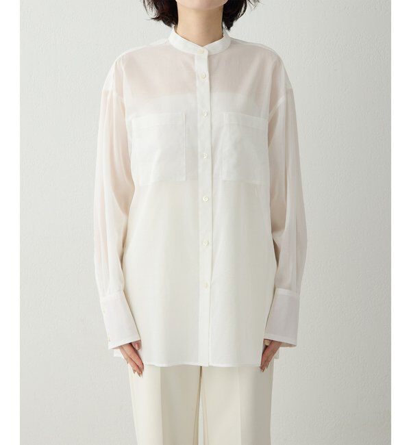  「オーガンジーシャツ」|シャツ・ブラウス|