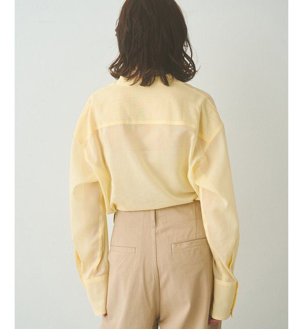  「オーガンジーシャツ」|シャツ・ブラウス|