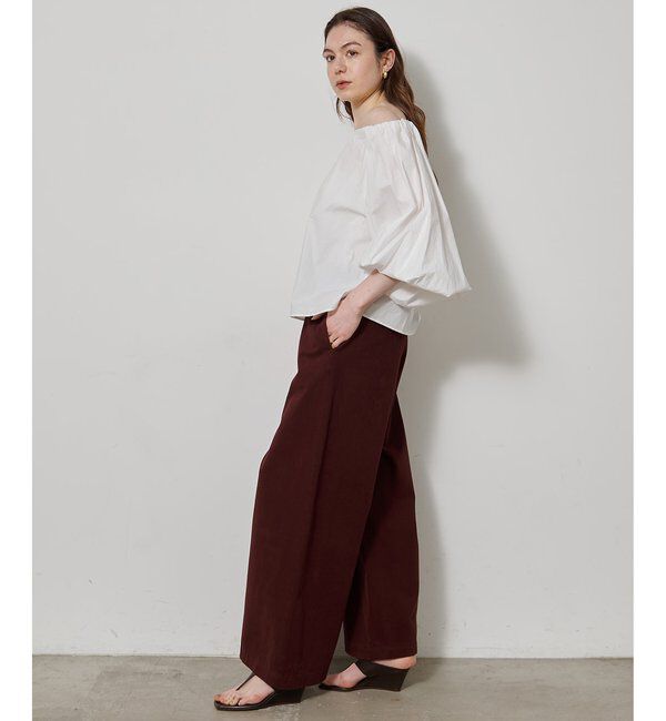  「タイプライターオフショルブラウス」|シャツ・ブラウス|