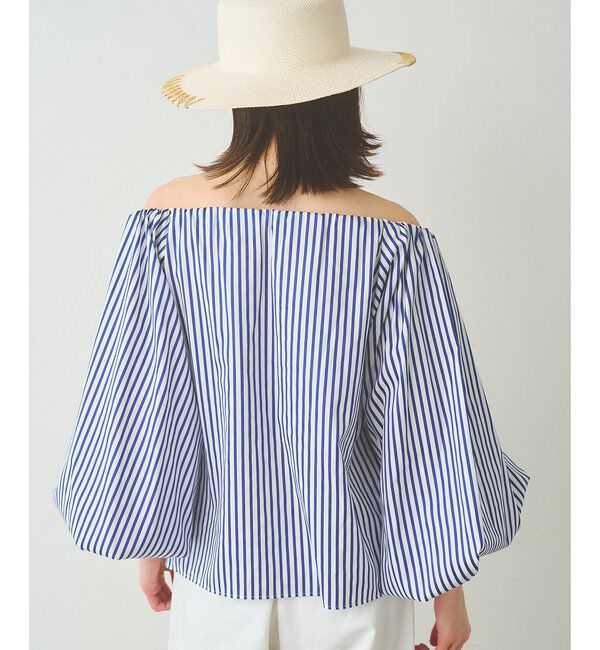  「タイプライターオフショルブラウス」|シャツ・ブラウス|