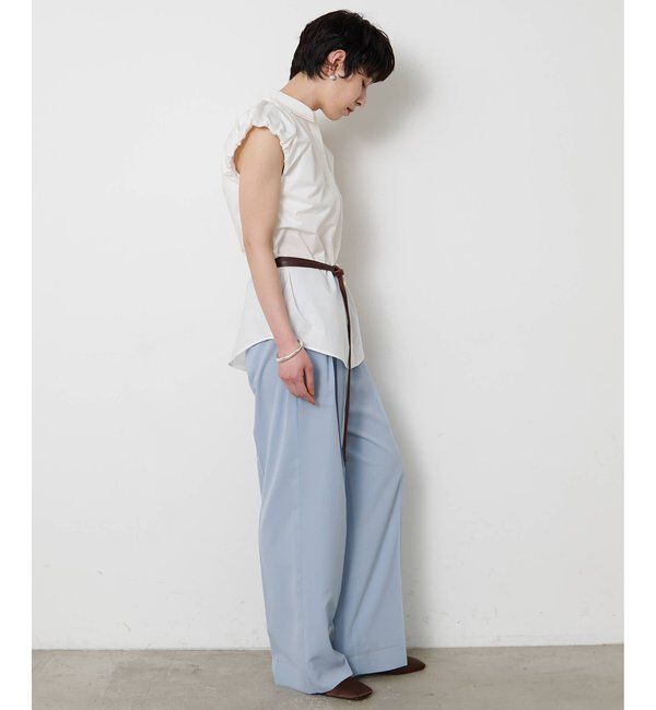 THE PAUSE「＜WEB限定＞【THE PAUSE】タックパンツ」|チノ|