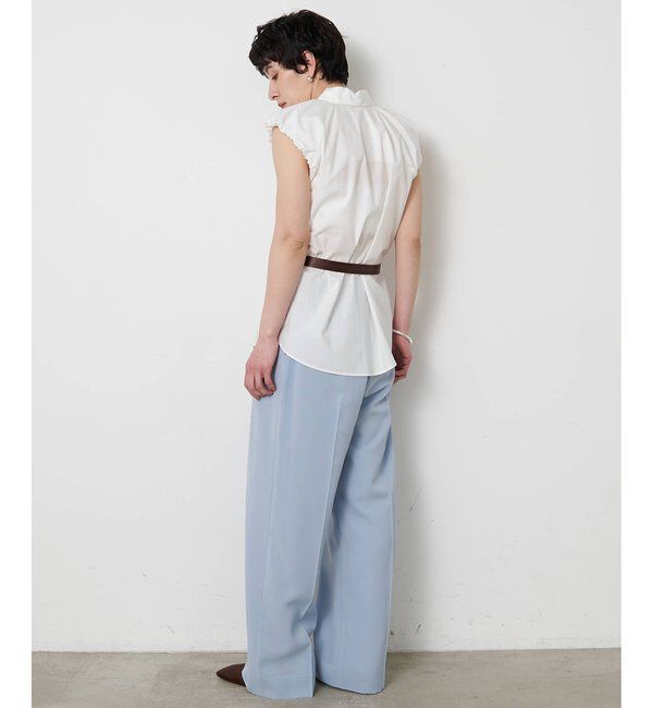 THE PAUSE「＜WEB限定＞【THE PAUSE】タックパンツ」|チノ|