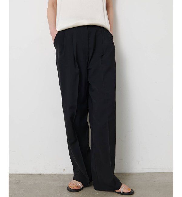 THE PAUSE「＜WEB限定＞【THE PAUSE】タックパンツ」|チノ|