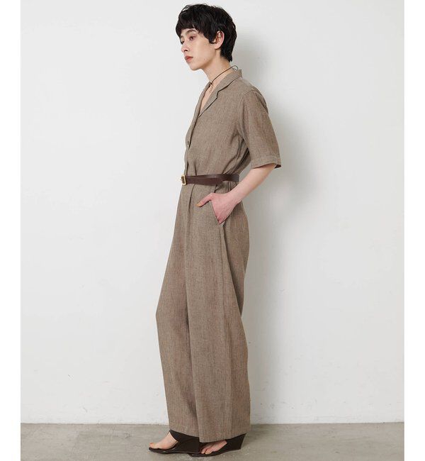 THE PAUSE「【THE PAUSE】リネン混カイキンジャンプスーツ」|ワンピース|