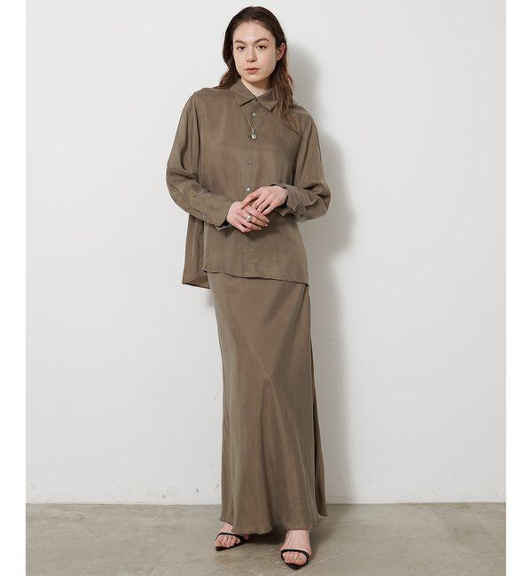  「キュプラフィブリルフレアスカート」|スカート|