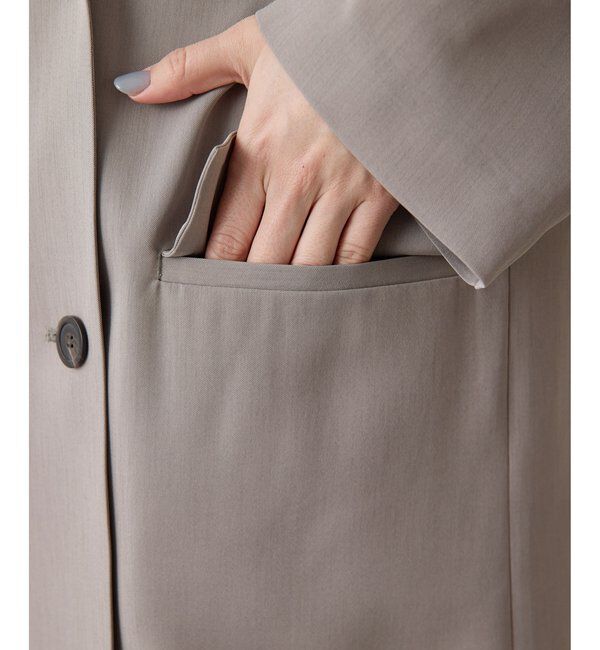  「ツイルダブルブレストジャケット」|テーラードジャケット|