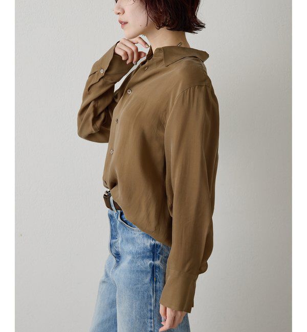  「キュプラフィブリルシャツ」|シャツ・ブラウス|