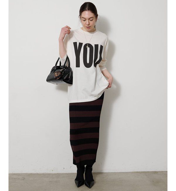  「【KATHARINE HAMNETT】別注YOU ロングスリーブTシャツ」|Tシャツ・カットソー|