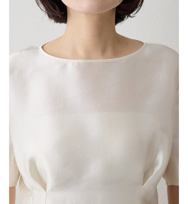  「《4/2追加スタート》【インフルエンサーコラボ】オーガンジーペプラムブラウス」|シャツ・ブラウス|