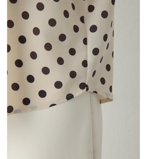  「ドットボウタイブラウス」|シャツ・ブラウス|