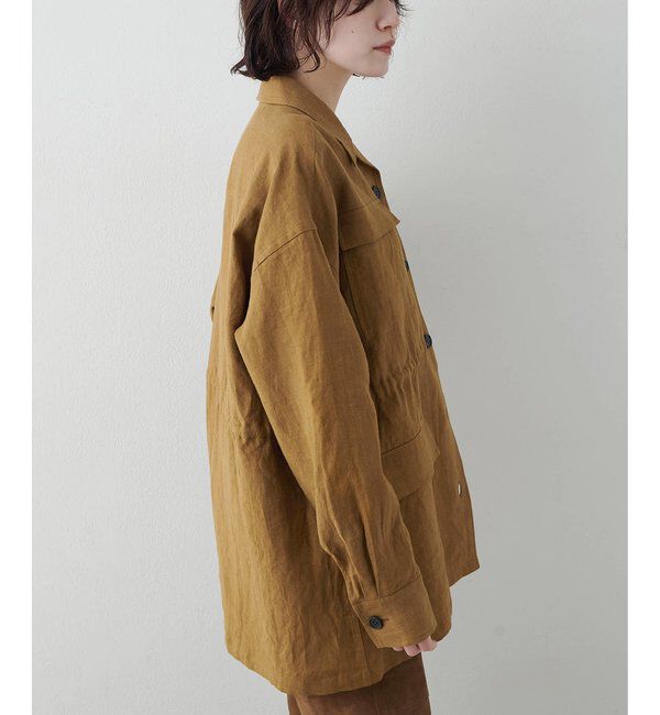  「リネンポケットジャケット」|テーラードジャケット|