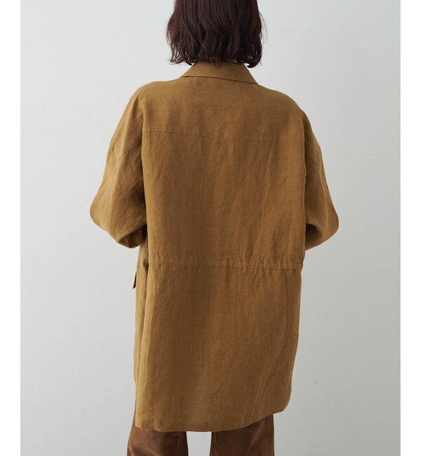  「リネンポケットジャケット」|テーラードジャケット|