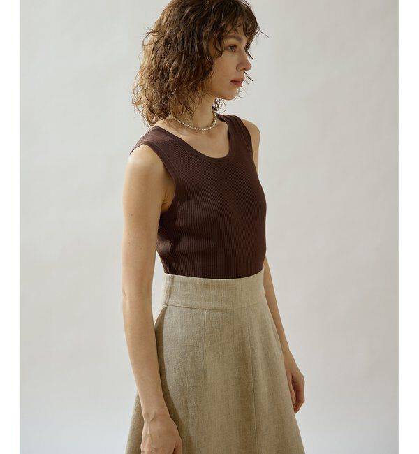  「【Drawing Numbers】リブニットタンク」|ニット・セーター|