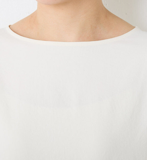  「《高機能/オールシーズン着られる》ジャージ袖リブブラウス」|シャツ・ブラウス|