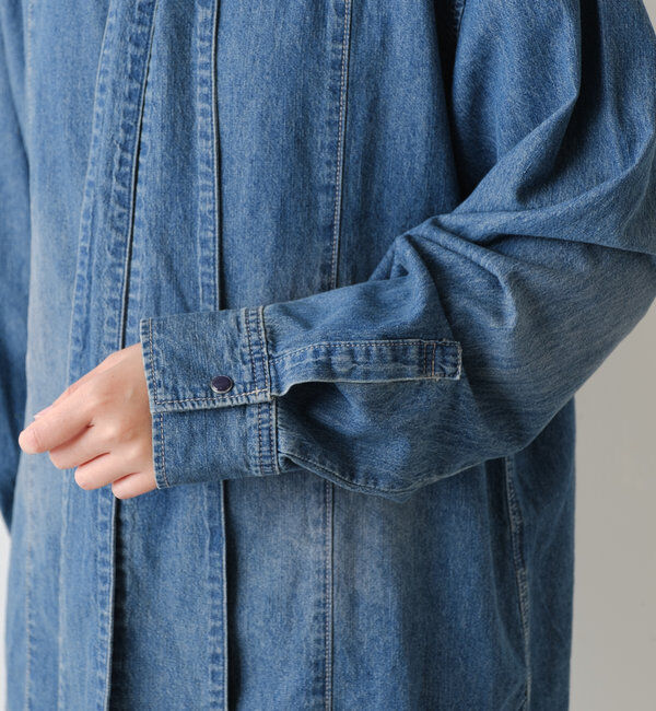  「ボウタイデニムシャツ」|シャツ・ブラウス|